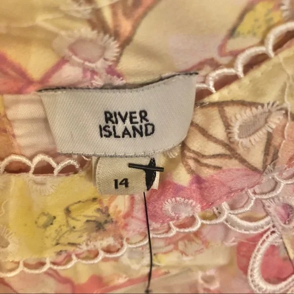 River Island high neck bride tie dress - Picture 10 of 10